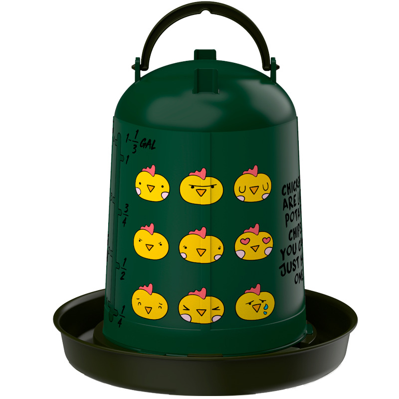 BEBEDERO ECO AVES 5L CHIPS RECICLADO