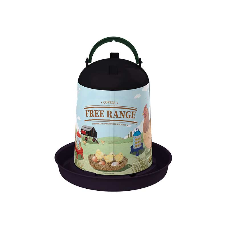 BEBEDERO ECO AVES 5L FREE RANGE RECICLADO