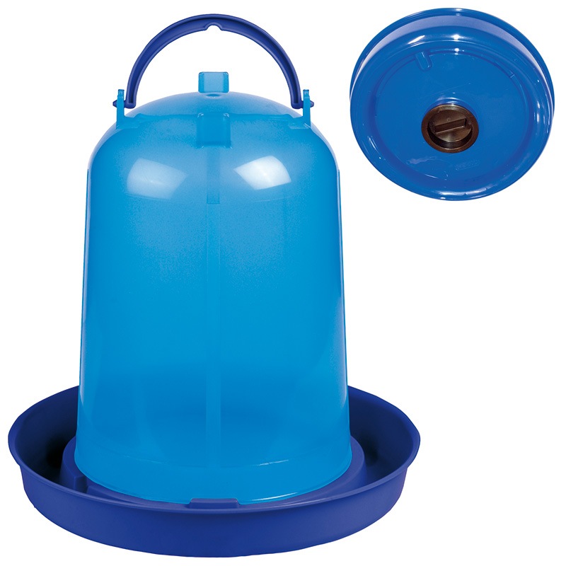 BEBEDERO ECO POLLOS 10L C/TAPON AZUL