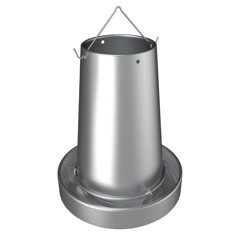 TOLVA METAL COLGANTE PARA AVES 10 KG.