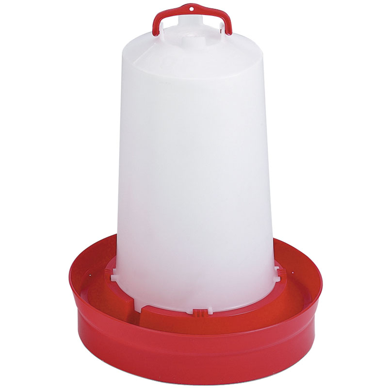 BEBEDERO POLLOS 2¬ EDAD 12L ROJO