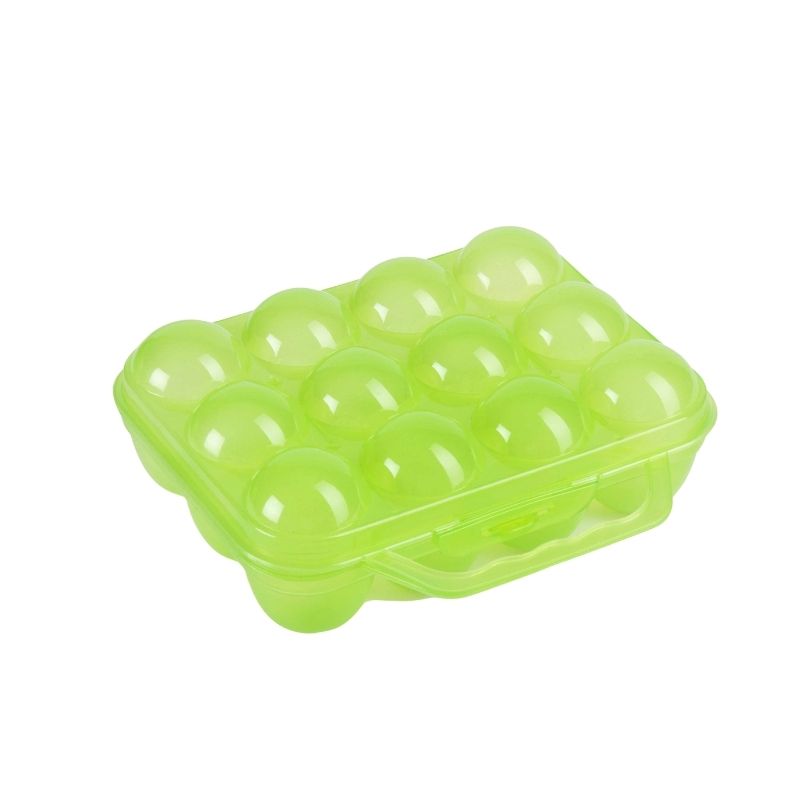 HUEVERA PLAST C/ASA 12UD LIMA TRANSLUCID