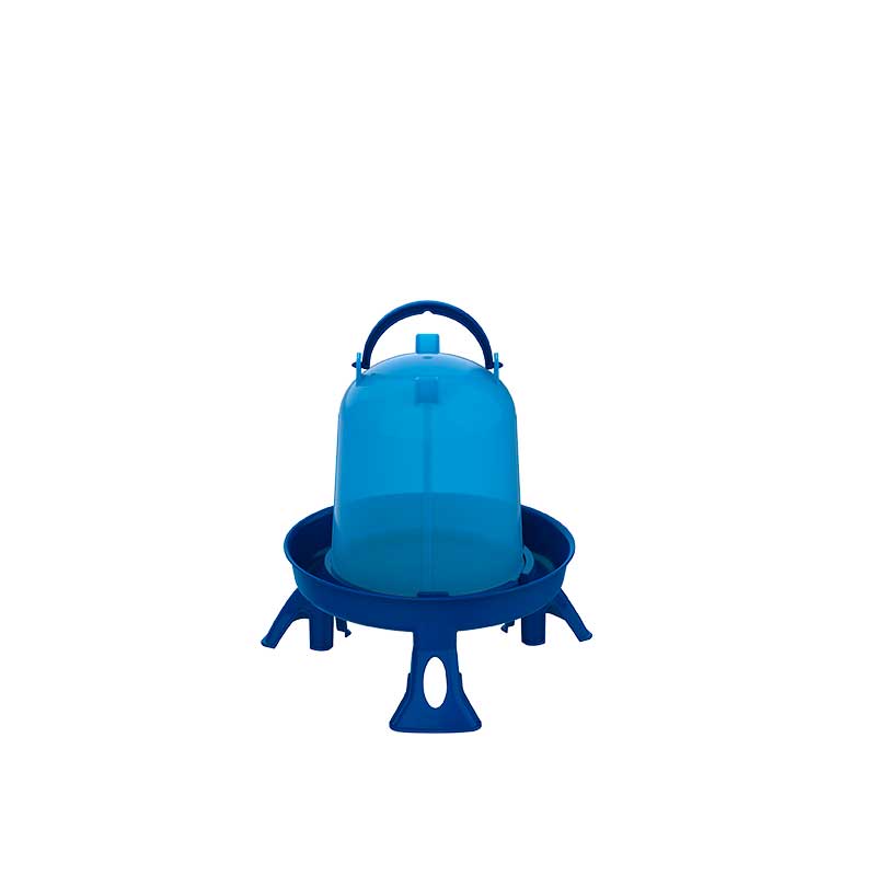 BEBEDERO ECO POLLOS 1.5 LITROS AZUL C/PATAS