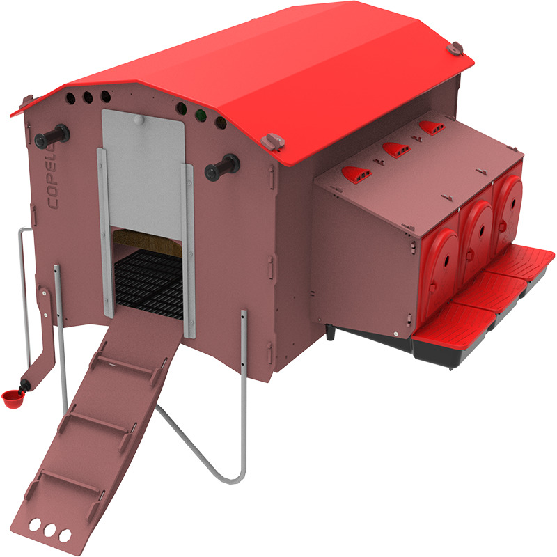 GALLINERO MαVIL 75X120 RED ROOF GRANDE