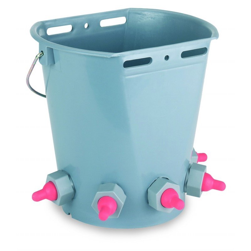 CUBO 8 LITROS CORDEROS 5 TETINAS