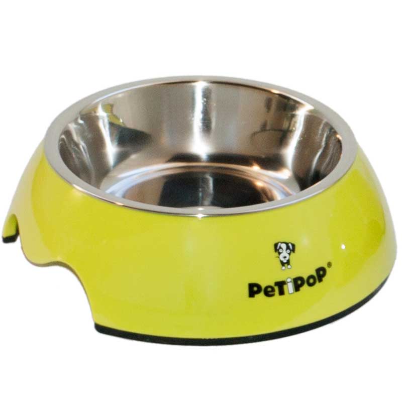 COMEDERO MELAMINA PETIPOP VERDE T"S"