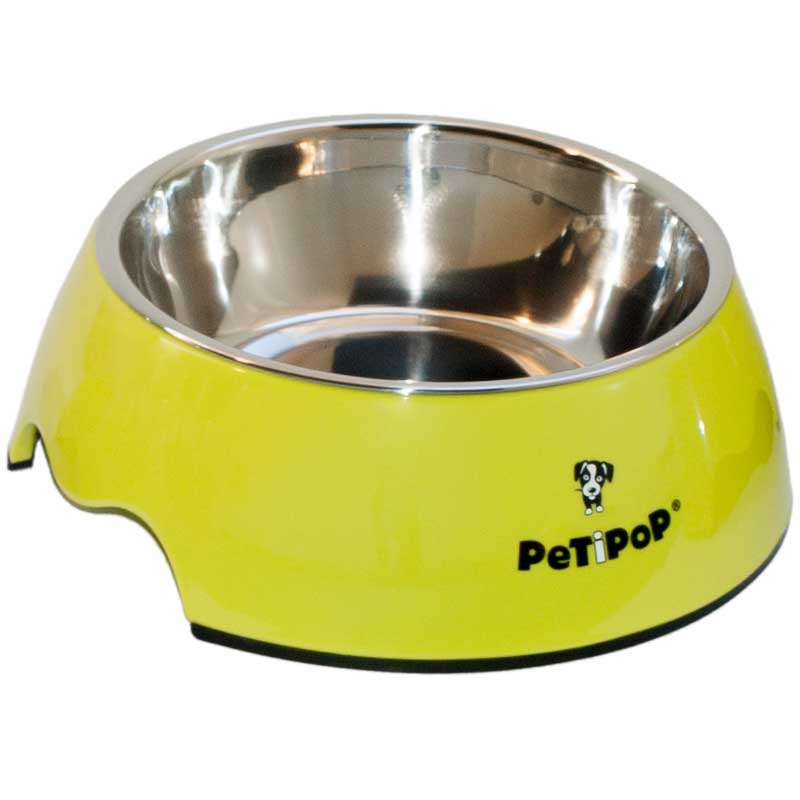 COMEDERO MELAMINA PETIPOP VERDE T"M"