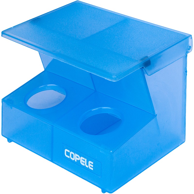 COMEDERO-TOLVA 2 HUECOS PALOMAS OPACO