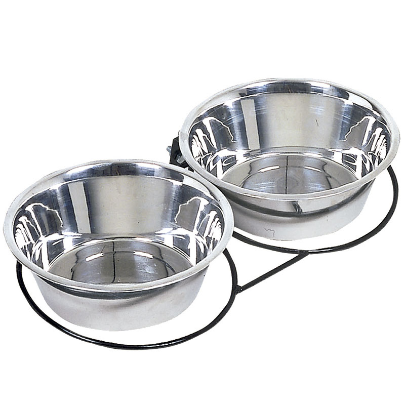 COMEDERO SOPORTE PARED DOBLE-2