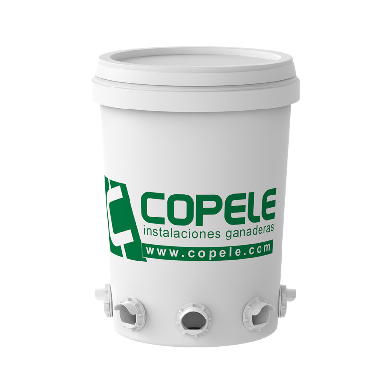 COMEDERO PLASTICO PERDICES C/8 BOCAS ANTIDESPERDIC