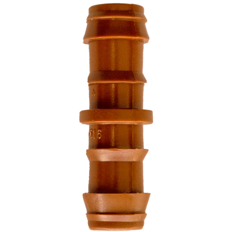 ENLACE RECTO 16MM MARRON